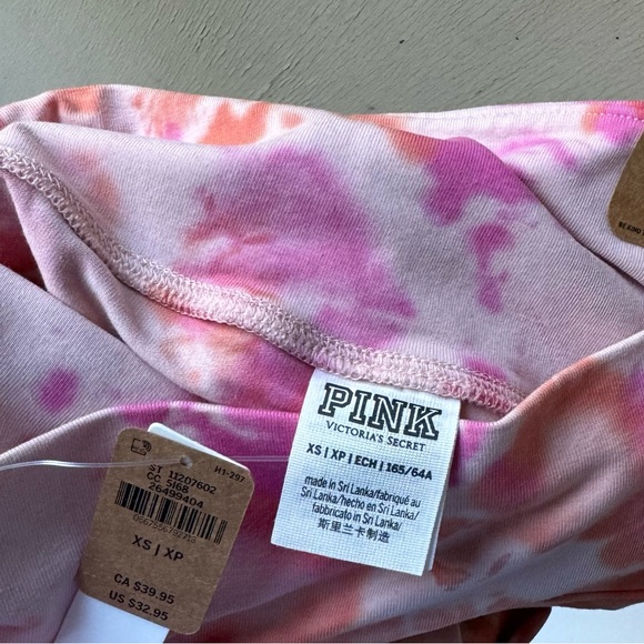 Victoria’s Secret PINK Active High Waist V Crossover Skirt Skort TieDye XS (NWT) - Picture 3 of 4
